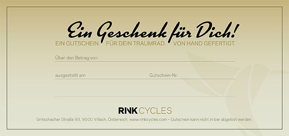 RINKCYCLES Gutschein